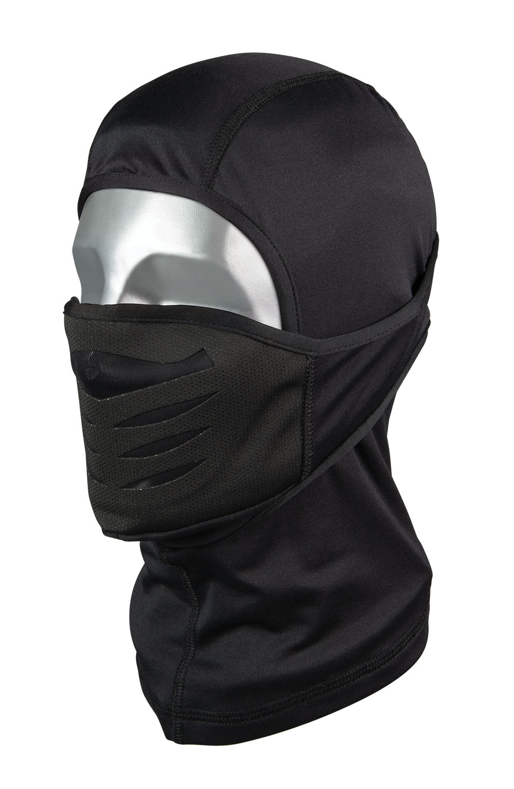 Snowmageddon Black Mask/Liner with Adjustable Face Shield - Facemasks